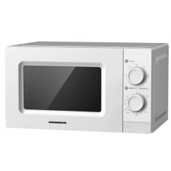 HEINNER HMW-MD20MWH Mikrohullámú sütő, 20L, olvasztás funkció, 700W, Fehér