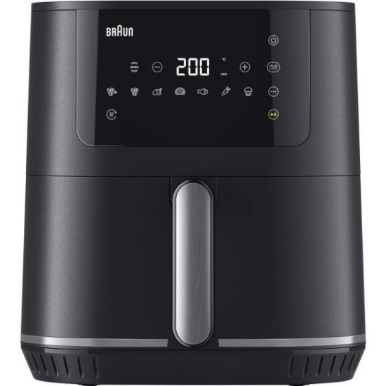 BRAUN HF5034IBK Multifry 5 forrólevegős sütő, 1700W, 8 program, Fekete BRAUN HF5034IBK Multifry 5 forrólevegős sütő, 1700W, 8 program, Fekete