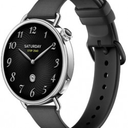 XIAOMI BHR07VRGL S4 Okosóra flourgumi szíjjal, 41mm, Fekete