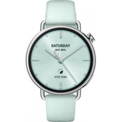 XIAOMI BHR080CGL S4 Okosóra flourgumi szíjjal, 41mm, Világoszöld