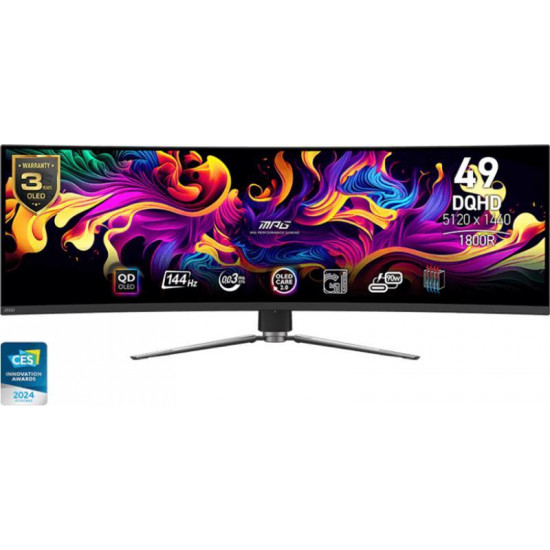 MSI Monitor GAMING MPG 491CQP QD-OLED Ívelt 49