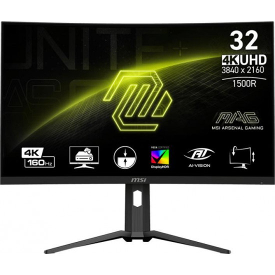 MSI Monitor GAMING MAG 321CUP QD-OLED Ívelt 31,5 MSI Monitor GAMING MAG 321CUP QD-OLED Ívelt 31,5