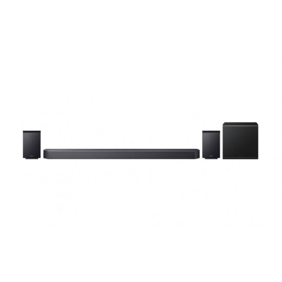 SAMSUNG HW-Q930H 9.1.4 csatornás hangprojektor mélynyomóval és hátsó hangszórókkal, Fekete SAMSUNG HW-Q930H 9.1.4 csatornás hangprojektor mélynyomóval és hátsó hangszórókkal, Fekete