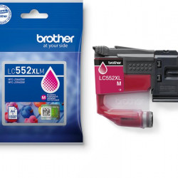BROTHER Tintapatron LC552XLM,  Szuper nagy töltetű - 1500 oldal, Magenta