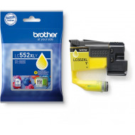 BROTHER Tintapatron LC552XLY,  Szuper nagy töltetű - 1500 oldal, Yellow