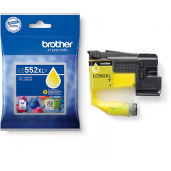 BROTHER Tintapatron LC552XLY,  Szuper nagy töltetű - 1500 oldal, Yellow