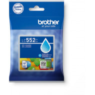 BROTHER Tintapatron LC552C - 550 oldal, Cyan