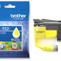 BROTHER Tintapatron LC552Y - 550 oldal, Sárga