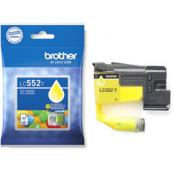 BROTHER Tintapatron LC552Y - 550 oldal, Sárga