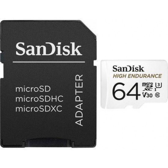 Sandisk High Endurance 64GB (SDXC Class 10 UHS-I U3) micro SD memóriakártya (00183566) Sandisk High Endurance 64GB (SDXC Class 10 UHS-I U3) micro SD memóriakártya (00183566)