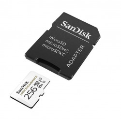 SANDISK HIGH ENDURANCE 256GB, 100 MB/S, C10, U3, V30 MICRO SDXC KÁRTYA