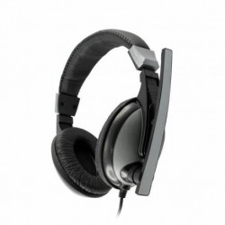 SBOX Fejhallgató, HEADSET + MICROPHONE, Black/Silver