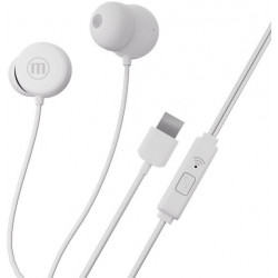 MAXELL Fülhallgató, IN-BAX, fehér, USB-C