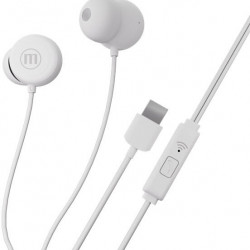 MAXELL Fülhallgató, IN-BAX, fehér, USB-C