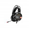 BARACUDA BGH-031B CONCH-B vezetékes gamer fejhallgató mikrofonnal, fekete