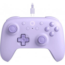 8BitDo Ultimate 2C Wired, PC (Windows), Mobil (Android), 1000Hz, Hall-Effect, lila vezetékes kontroller