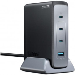 ANKER Hálózati Töltő, 749, 4 portos, 240W, 3xUSB-C, USB-A, EU, fekete - A2342311