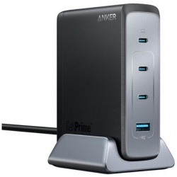 ANKER Hálózati Töltő, 749, 4 portos, 240W, 3xUSB-C, USB-A, EU, fekete - A2342311