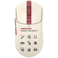 A4-Tech Bloody R72 Ultra Duo Pixels Red vezeték nélküli fehér gamer egér
