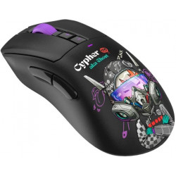 A4-Tech Bloody R73 Ultra Duo Cypher Ghost vezeték nélküli fekete gamer egér