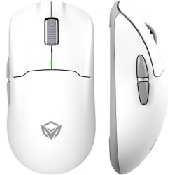 MOU-Meetion GW38 fehér RGB Bluetooth egér töltővel