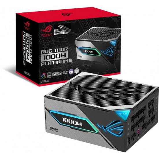 ASUS ROG THOR 1000W 80+ Platinum moduláris, Gen 5.1, Equalizer Tápegység ASUS ROG THOR 1000W 80+ Platinum moduláris, Gen 5.1, Equalizer Tápegység