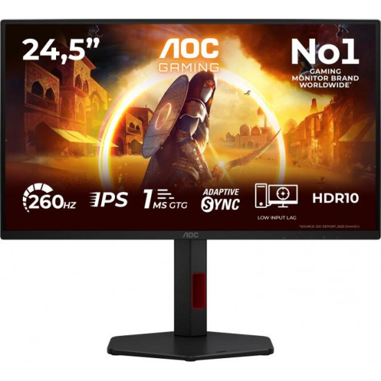 AOC IPS Gaming 260Hz monitor 24,5 AOC IPS Gaming 260Hz monitor 24,5