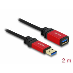 Delock USB 3.0 Type-A  prémium hosszabbító kábel, 2m (82753)