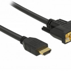 Delock HDMI -> DVI 24+1 kétirányú kábel 5m