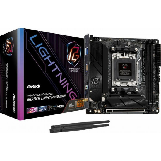 ASRock B650I LIGHTNING WIFI Alaplap (90-MXBMP0-A0UAYZ) ASRock B650I LIGHTNING WIFI Alaplap (90-MXBMP0-A0UAYZ)