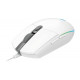 Logitech G203 LIGHTSYNC gaming egér fehér (910-005797)