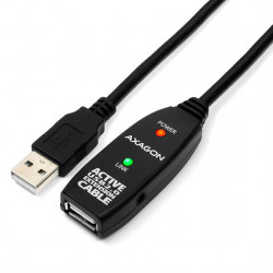 Axagon aktív USB hosszabbító kábel, 5m (ADR-205)