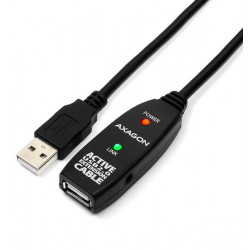 Axagon aktív USB hosszabbító kábel, 10m (ADR-210)
