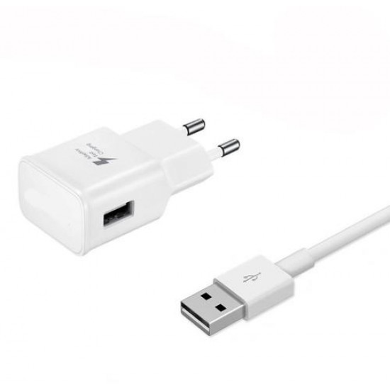 BlackBird hálózati adapter gyorstöltő + Type-C USB adatkábel 1m, fehér (BH801 WHITE)