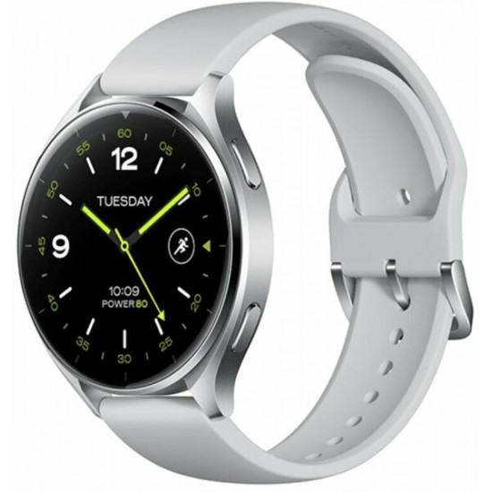 Xiaomi Watch 2 TPU szíjas ezüst okosóra