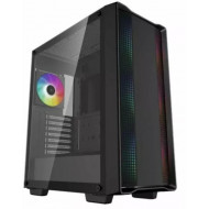 DeepCool CC560 A-RGB V2 ablakos, 4x12cm venti, Mini-ITX / Micro-ATX / ATX, 1xUSB3.0, 1xUSB2.0  fekete Számítógépház  (CC560 ARGB V2)