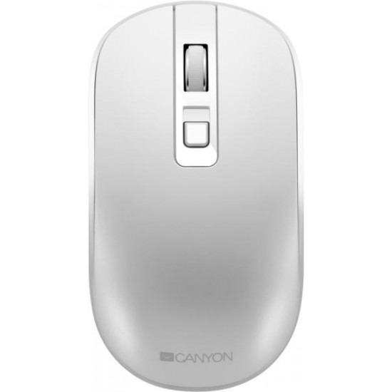 Canyon CNS-CMSW18PW vezeték nélküli tölthető optikai egér fehér (CNS-CMSW18PW)