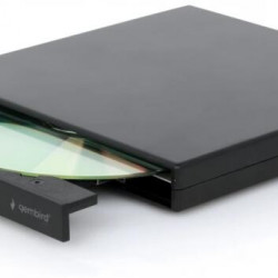 Gembird külső USB fekete DVD író 