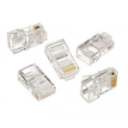 Rainbow CAT6 RJ45 UTP csatlakozó dugó (100 darab)