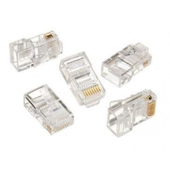 Rainbow CAT6 RJ45 UTP csatlakozó dugó (100 darab) Rainbow CAT6 RJ45 UTP csatlakozó dugó (100 darab)
