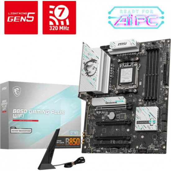 MSI B850 GAMING PLUS WIFI AM5 alaplap MSI B850 GAMING PLUS WIFI AM5 alaplap