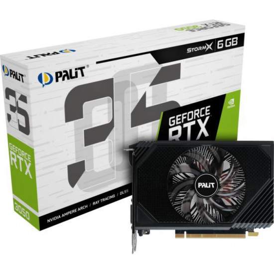 PALIT NVIDIA RTX3050 StormX 6GB GDDR6 videokártya (NE63050018JE-1072F) PALIT NVIDIA RTX3050 StormX 6GB GDDR6 videokártya (NE63050018JE-1072F)