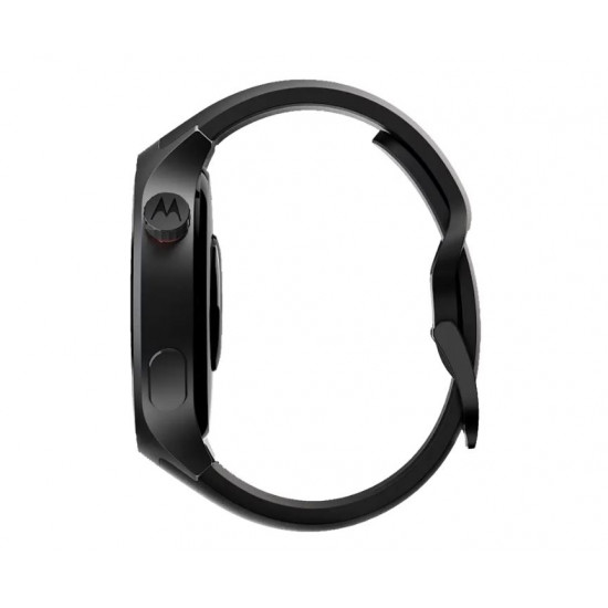 MOTOROLA Moto Watch 47/36mm OLED GPS vulkánhamu szilikon szíj okosóra