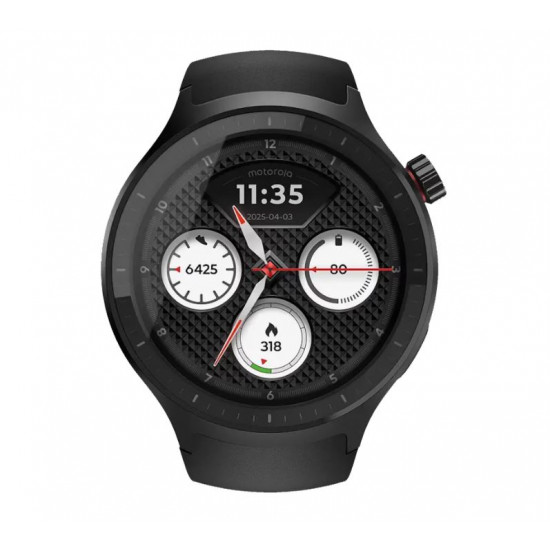 MOTOROLA Moto Watch 47/36mm OLED GPS vulkánhamu szilikon szíj okosóra