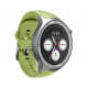 MOTOROLA Moto Watch 47/36mm OLED GPS ezüst + zöld szilikon szíj okosóra