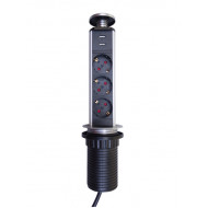 Rainbow ENERGIAOSZLOP 3x230V, 2xUSB TÖLTŐ, FIX KIOSZTÁSSAL
