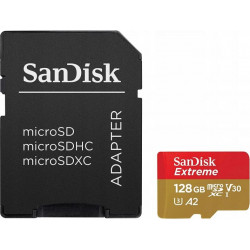 SanDisk Extreme microSDXC 128GB (SDSQXAA-128G-GN6AA)