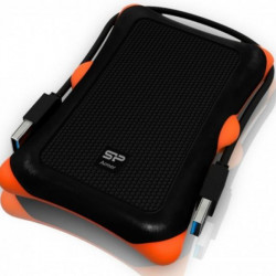 Silicon Power Armor A30 USB 3.0 2,5 külső HDD keret ütésálló Fekete (SP000HSPHDA30S3K)