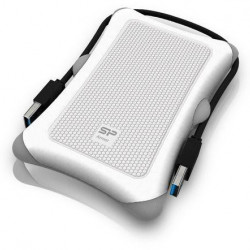 Silicon Power Armor A30 USB 3.0 Külső 2,5 HDD keret ütésálló Fehér (SP000HSPHDA30S3W)