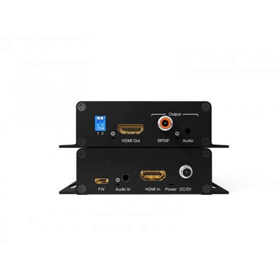 Rainbow HDMI - AUDIO analóg leválasztó / beágyazó A HDMI jel továbbfűzhető, 4K 60Hz (VACONH-AUD-ADDA)